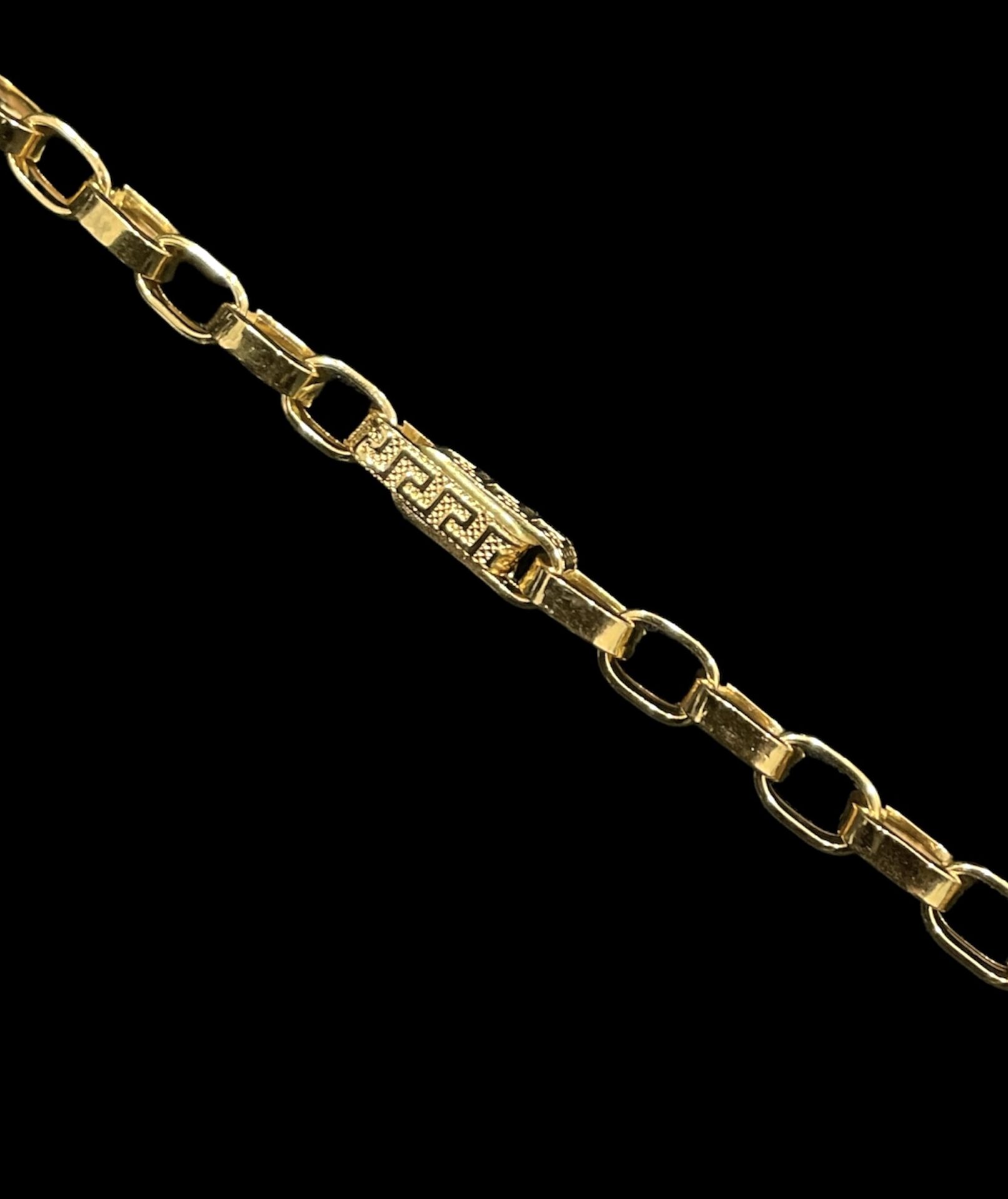 Bracelet Maille Disco Grec Alternée – Image 2